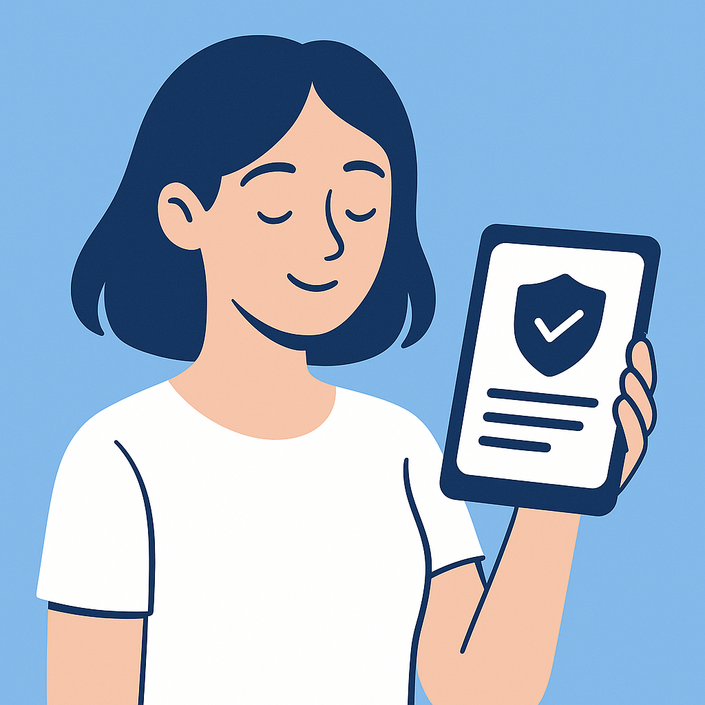 Captura de pantalla de la aplicación Aliva mostrando accedé a tu historial