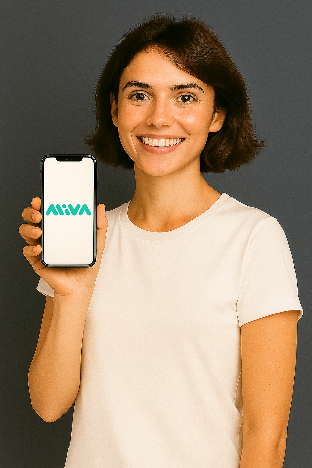 Aplicación móvil Aliva mostrando interfaz de salud preventiva