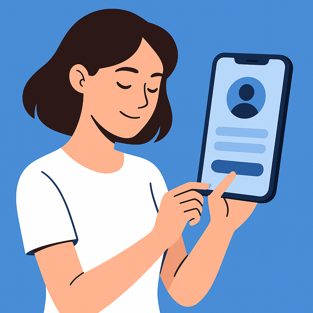 Captura de pantalla de la aplicación Aliva mostrando creá tu perfil